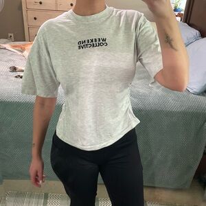 Weekend Collective Gray Women's Top